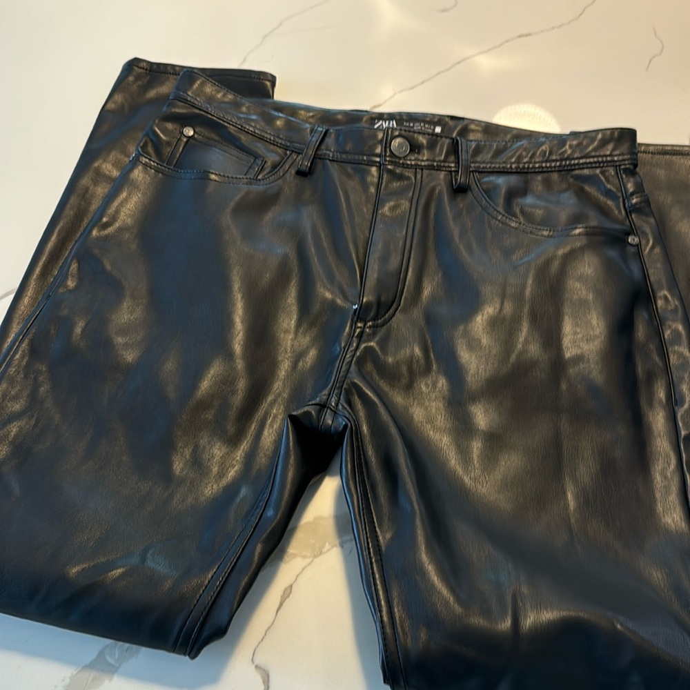 Zara men’s leather pant